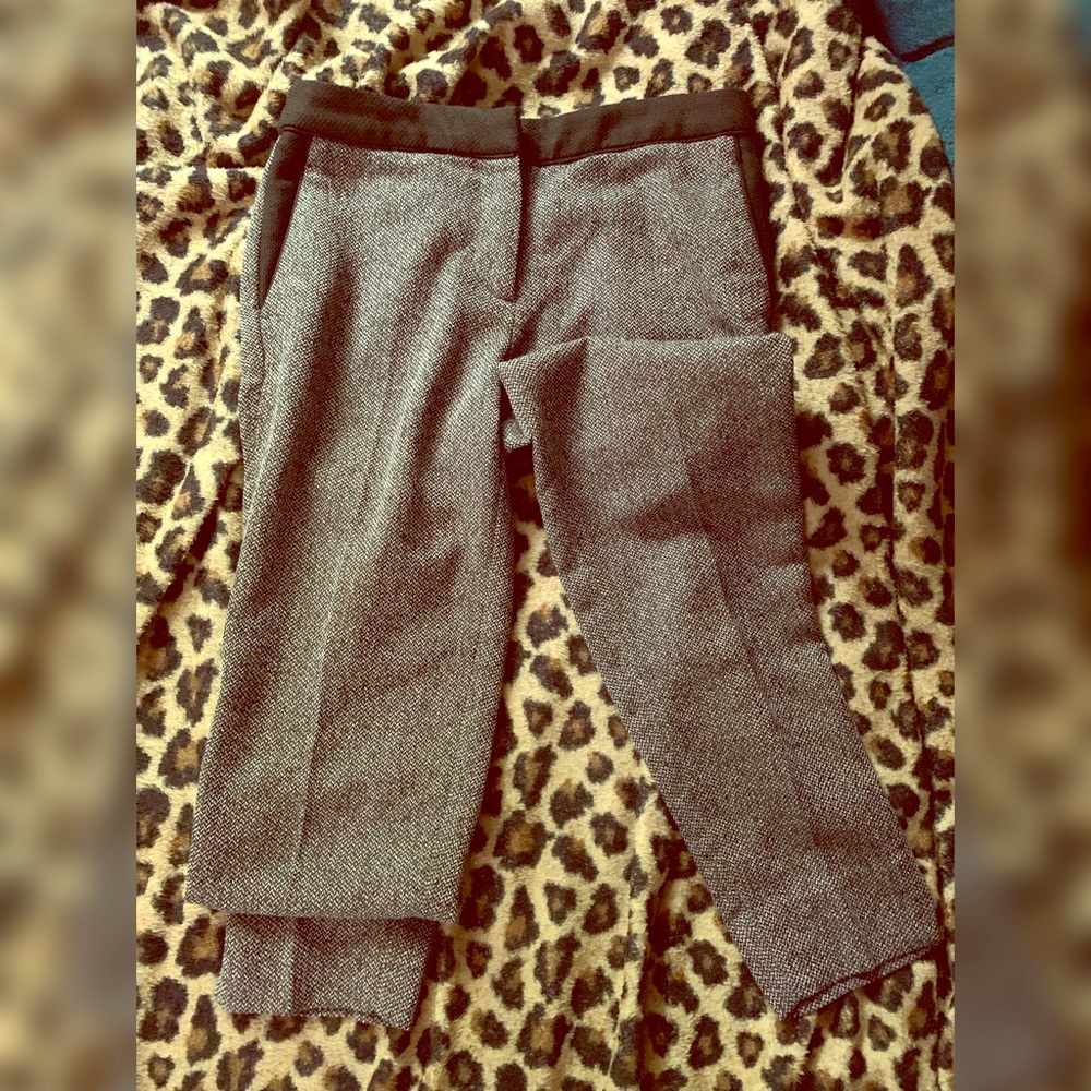 CLASSY! Tweed style pants with black accent Sz 2